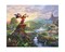Fantasia Disney By Thomas Kinkade Licensed by David Textiles Digital Cotton Print Fabric Panel | 100% Cotton | Sold By the Panel
